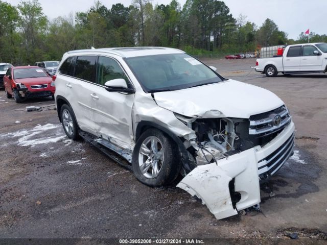 toyota highlander 2018 5tdyzrfh5js275503