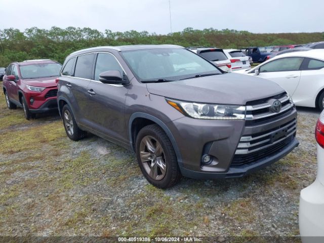 toyota highlander 2019 5tdyzrfh5ks310395