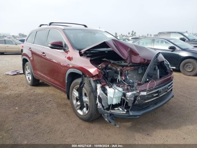 toyota highlander 2019 5tdyzrfh7ks329837