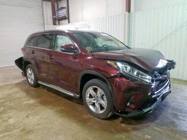 toyota highlander 2019 5tdyzrfh7ks343253