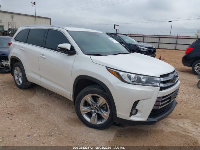 toyota highlander 2017 5tdyzrfh8hs221929