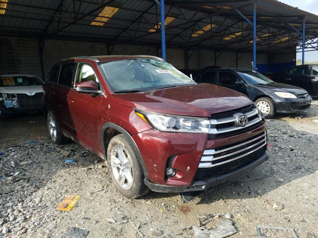 toyota highlander 2019 5tdyzrfh8ks334948