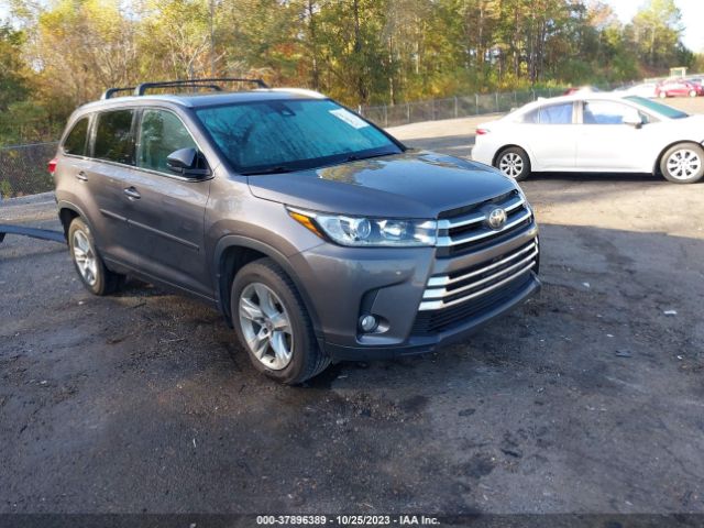 toyota highlander 2018 5tdyzrfh9js242178