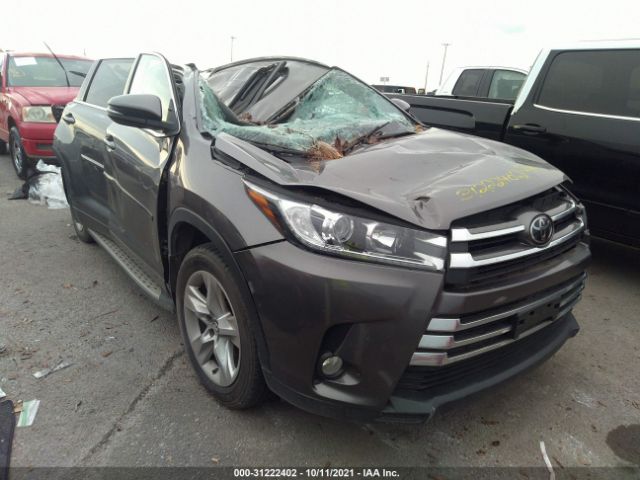 toyota highlander 2017 5tdyzrfhxhs194684