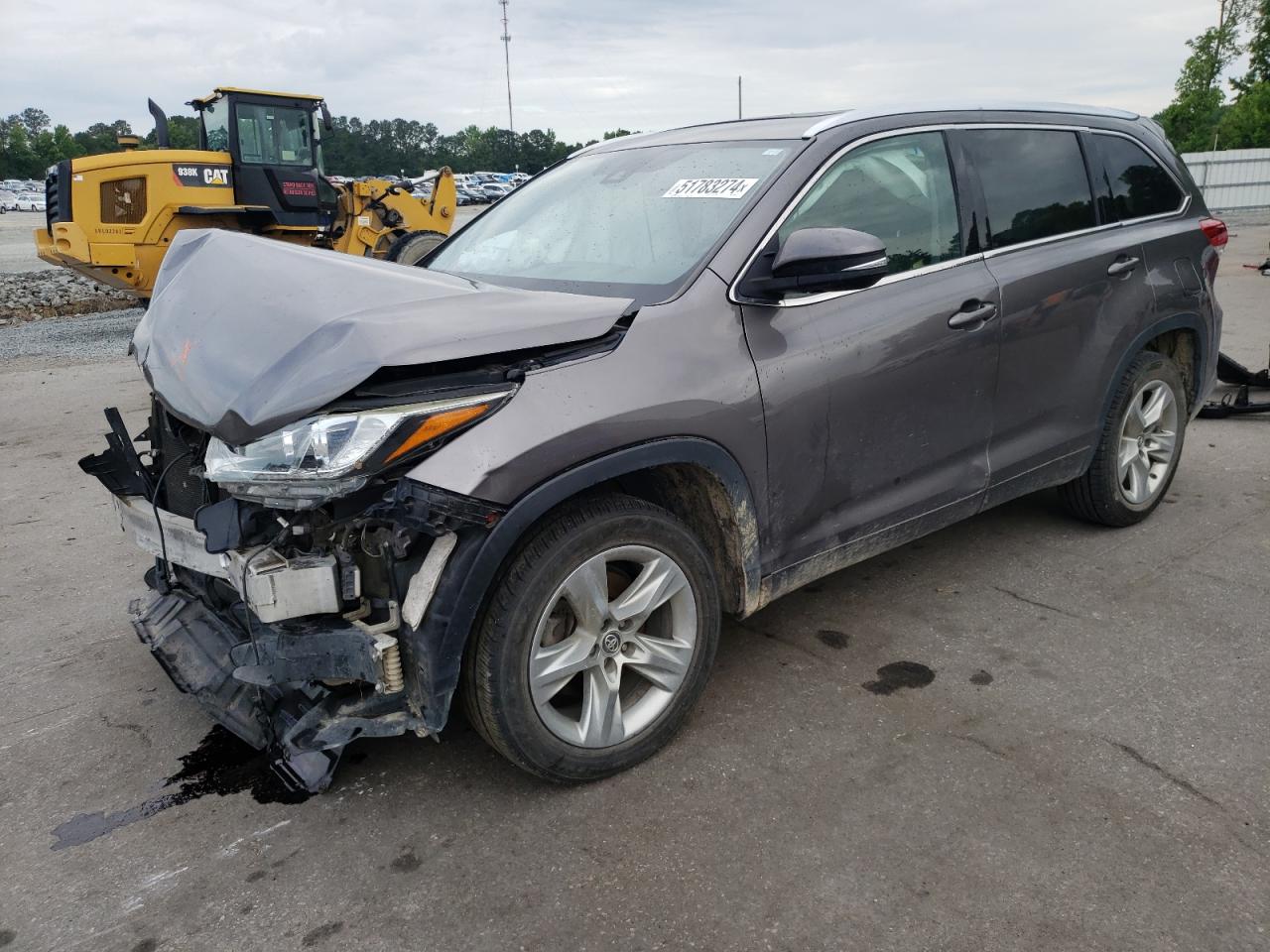 toyota highlander 2017 5tdyzrfhxhs228512