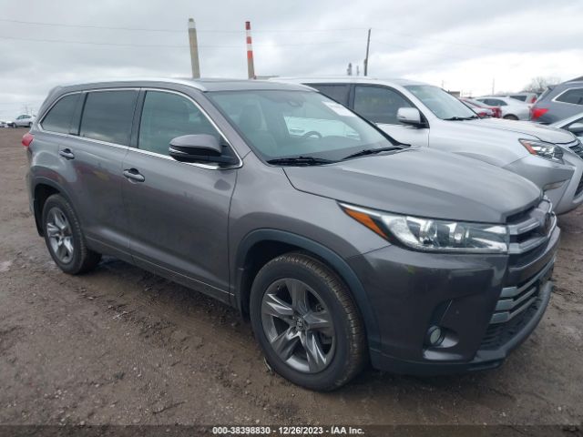 toyota highlander 2018 5tdyzrfhxjs242531