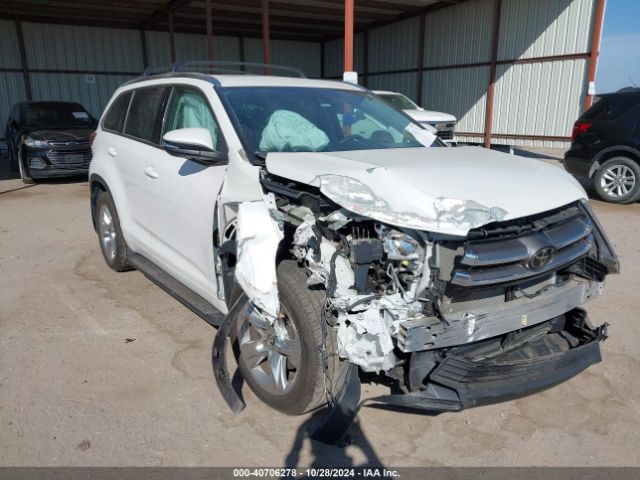 toyota highlander 2018 5tdyzrfhxjs260124