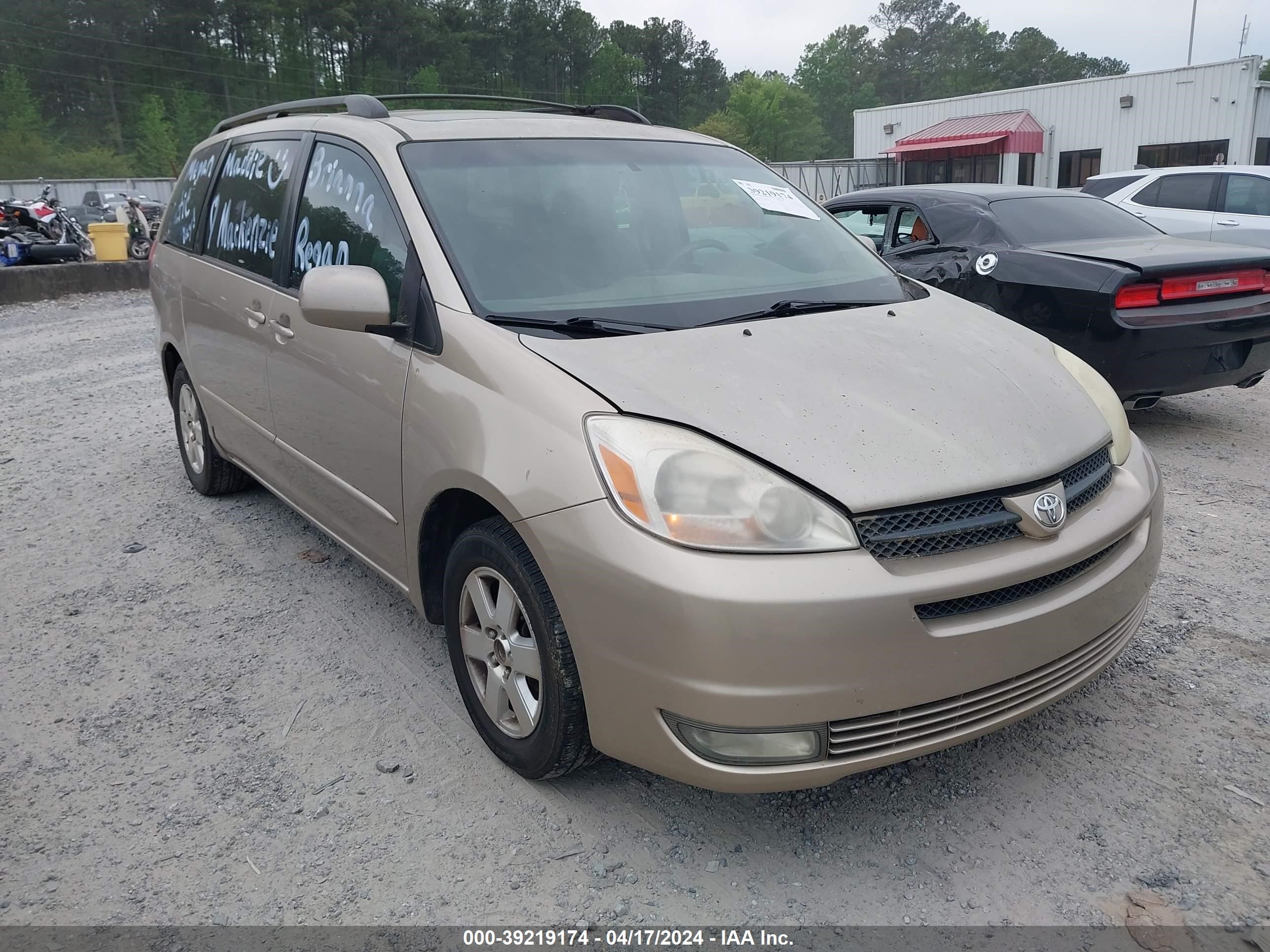 toyota sienna 2004 5tdza22c24s098605