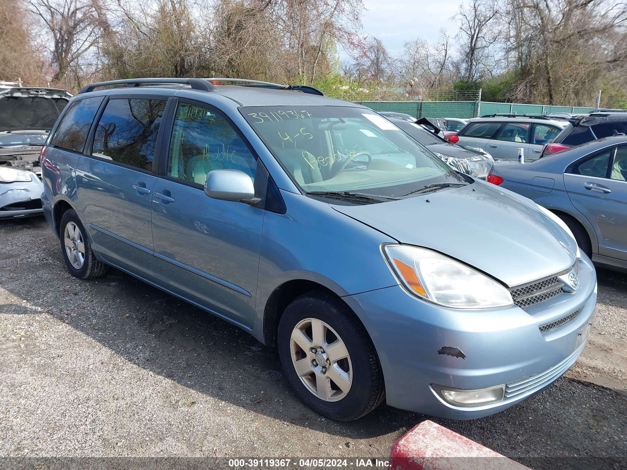 toyota sienna 2005 5tdza22c55s295849