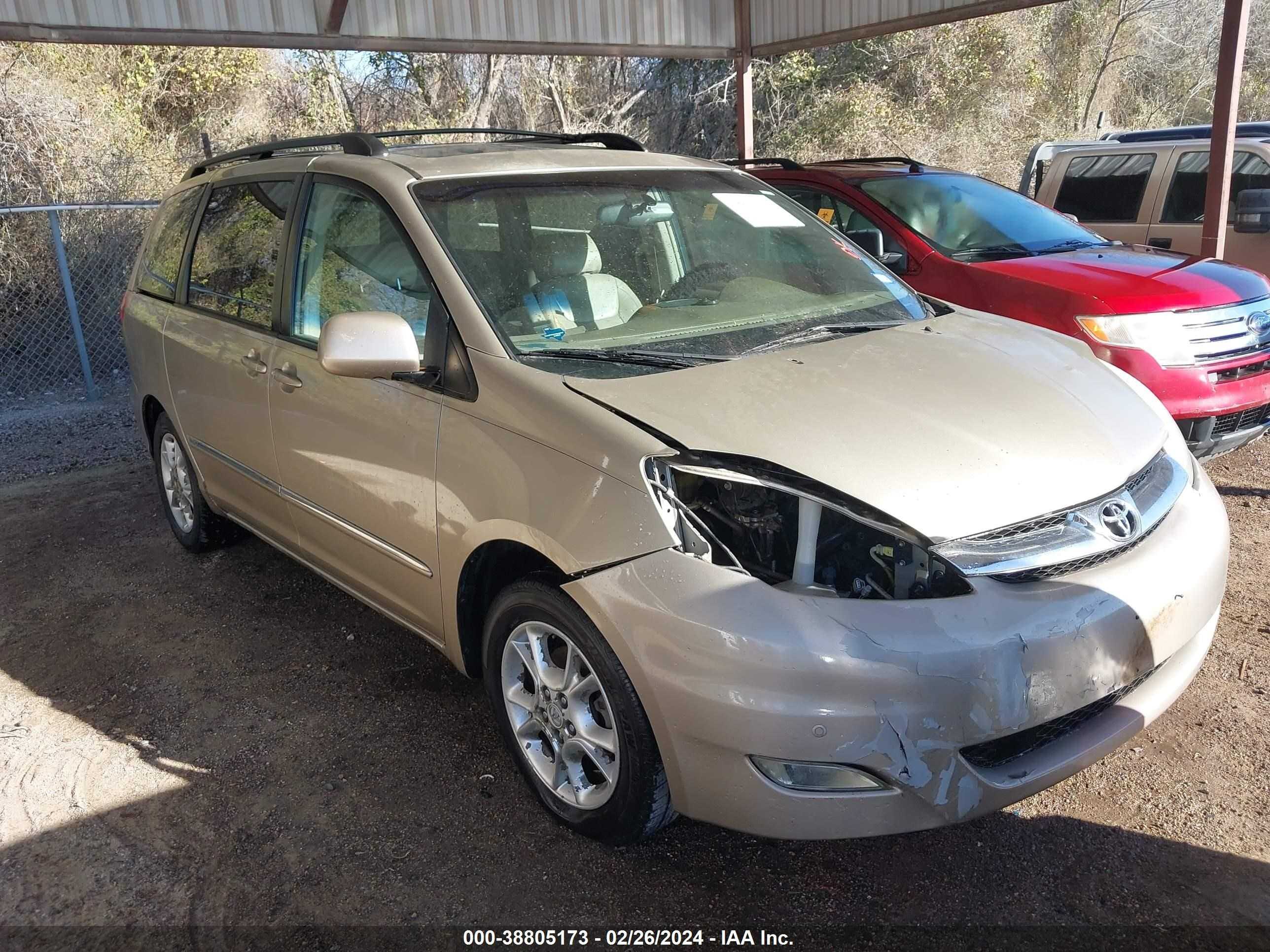 toyota sienna 2006 5tdza22c76s452413