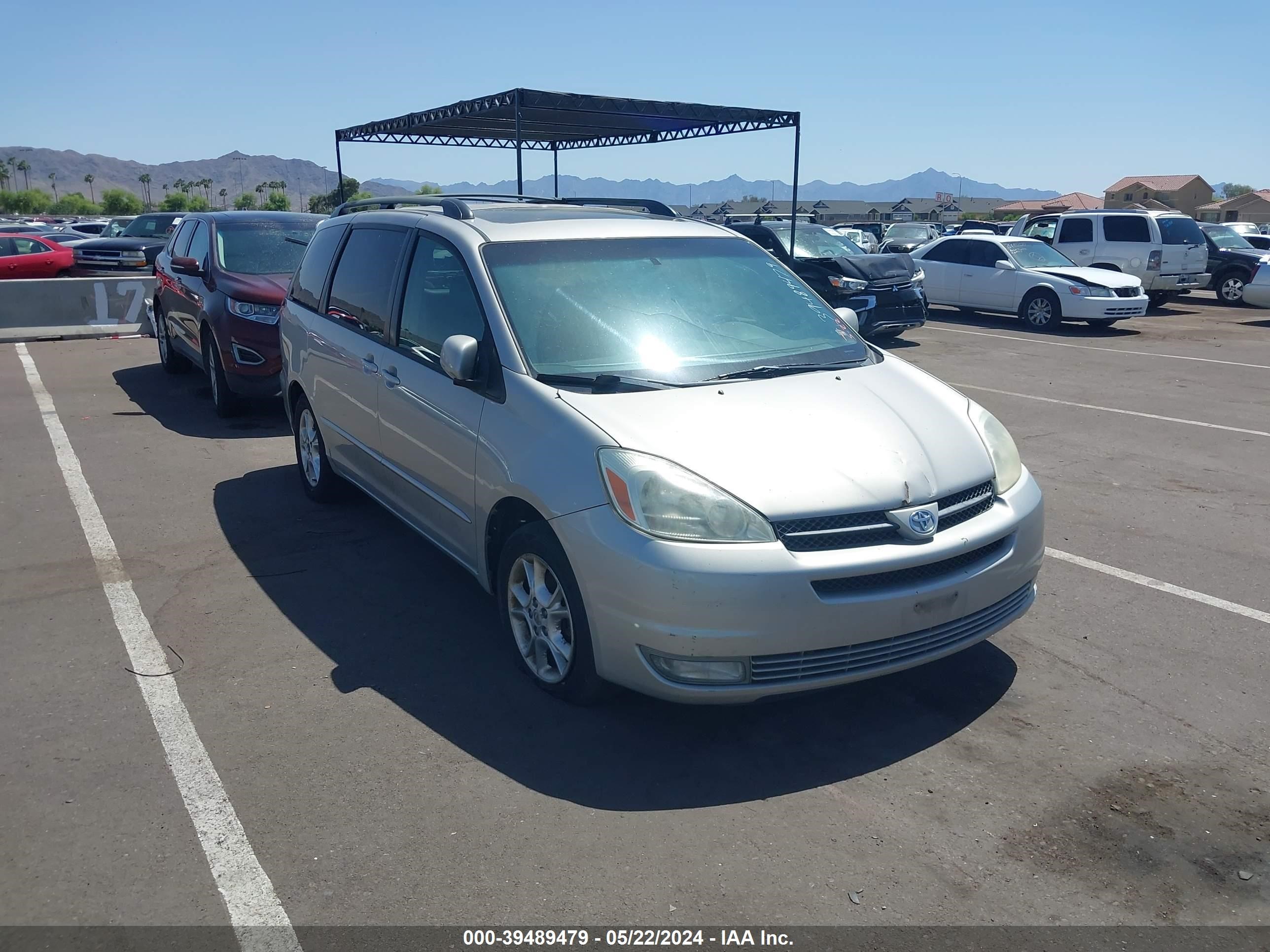 toyota sienna 2005 5tdza22c85s269228