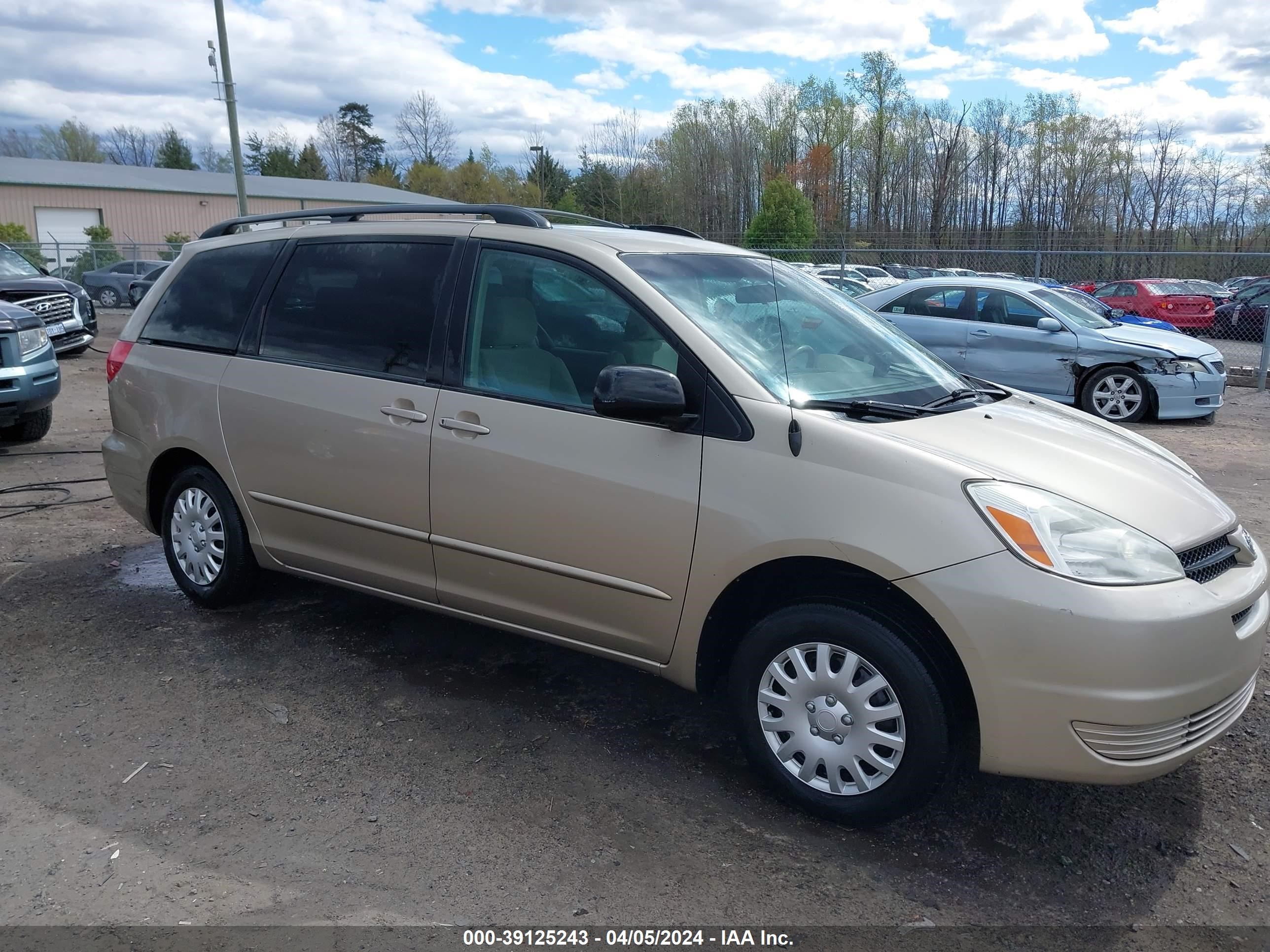 toyota sienna 2004 5tdza23c04s056254