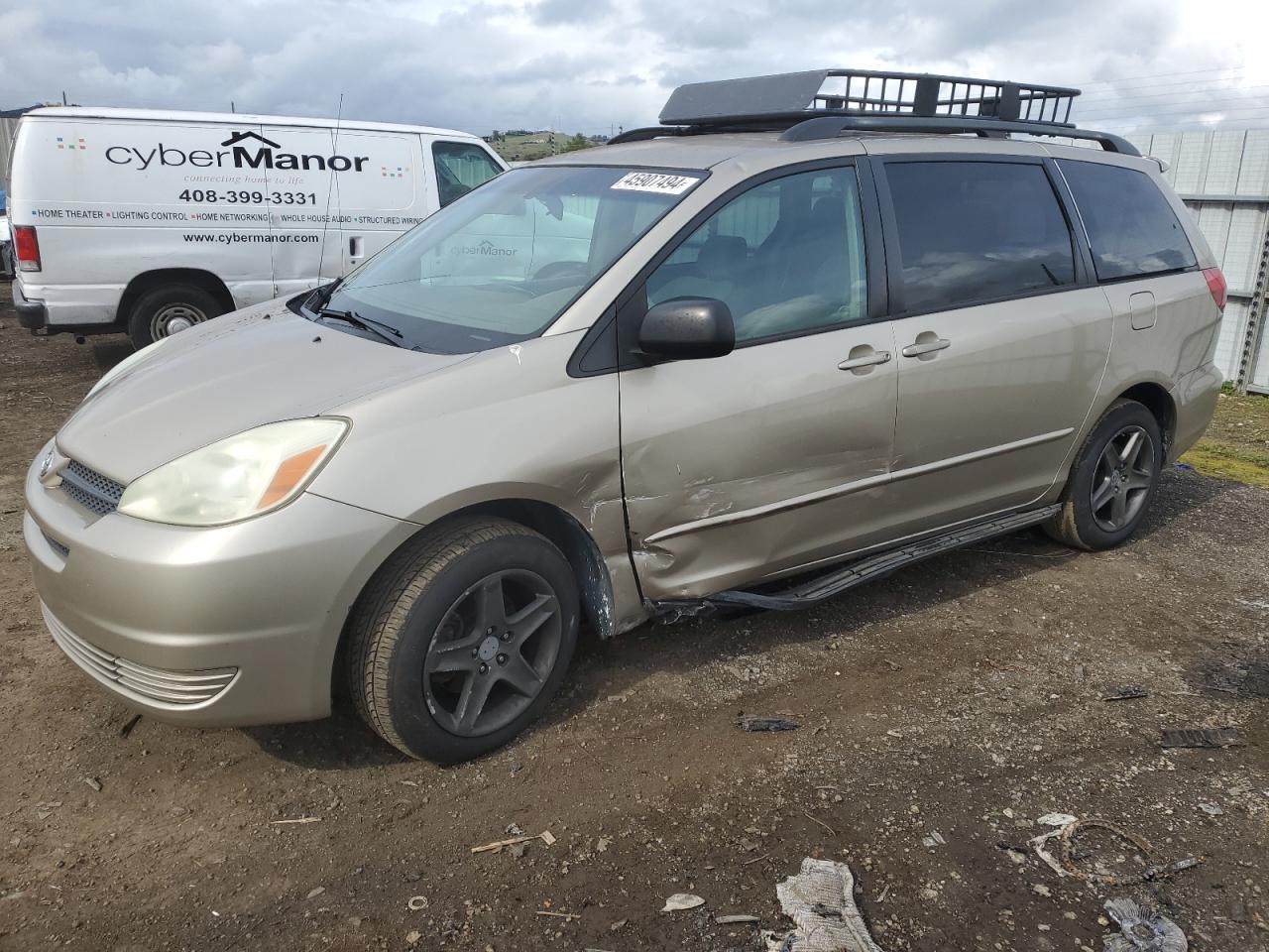 toyota sienna 2004 5tdza23c14s053797