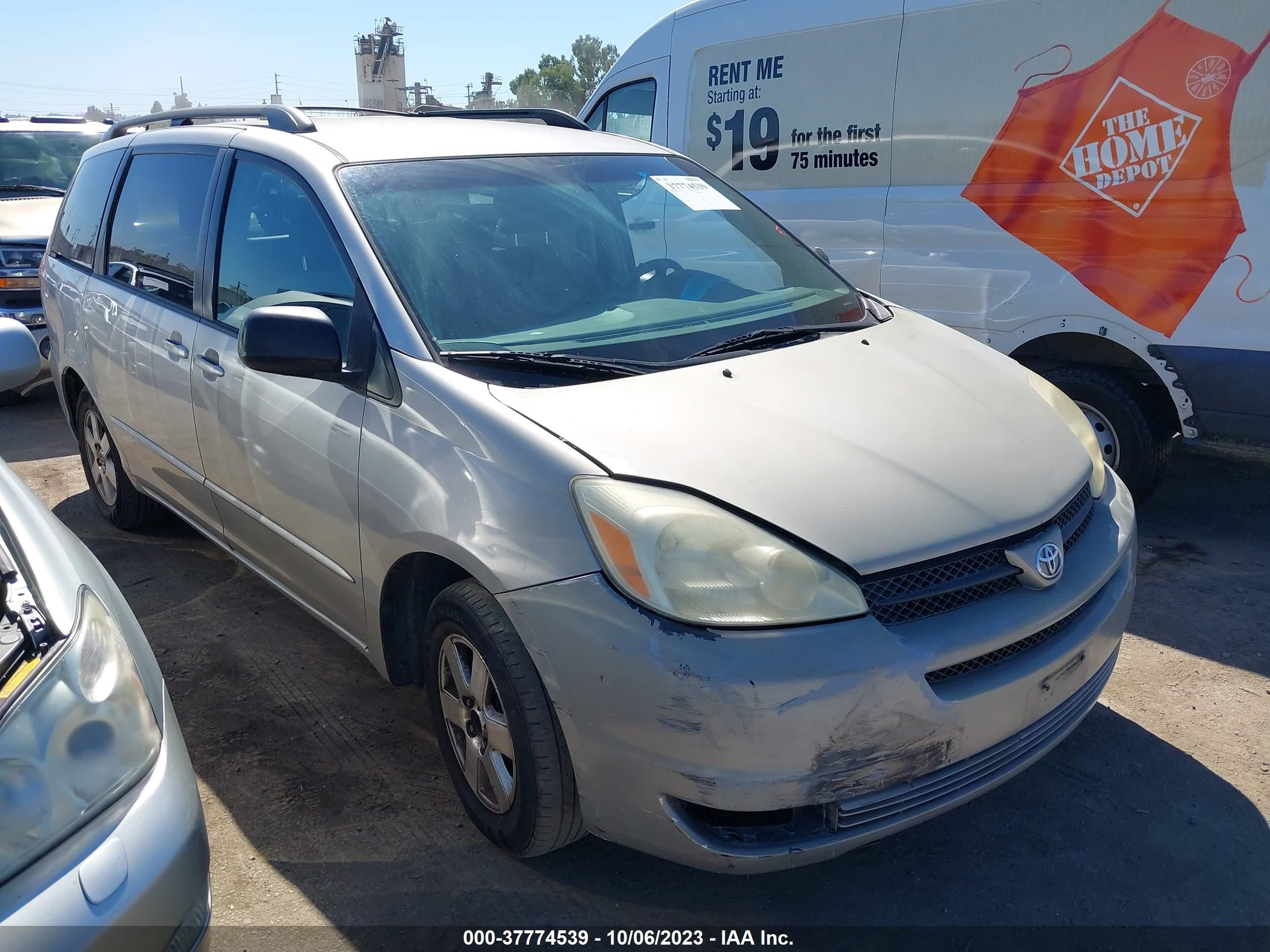 toyota sienna 2005 5tdza23c15s371565