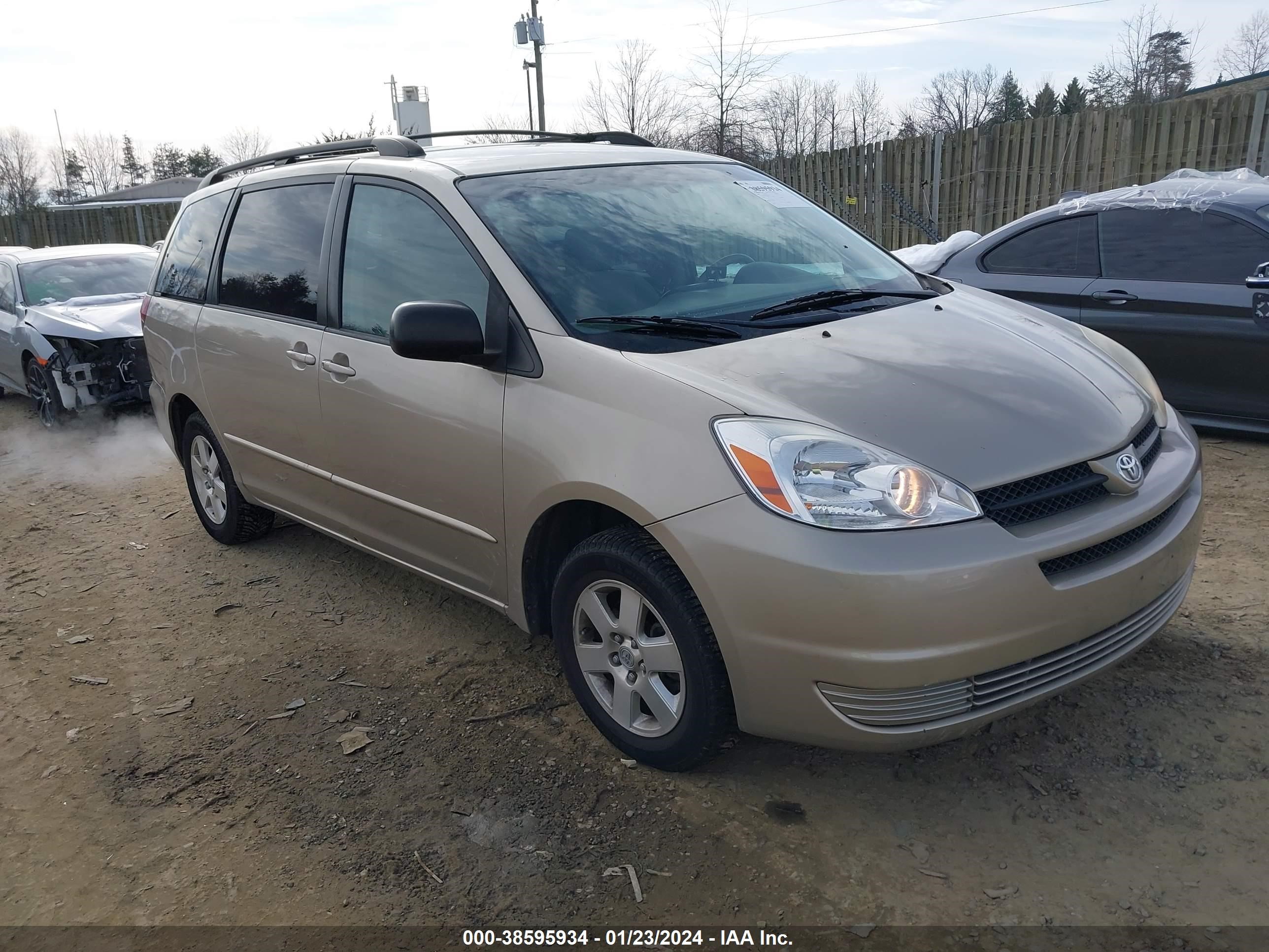 toyota sienna 2005 5tdza23c25s346724