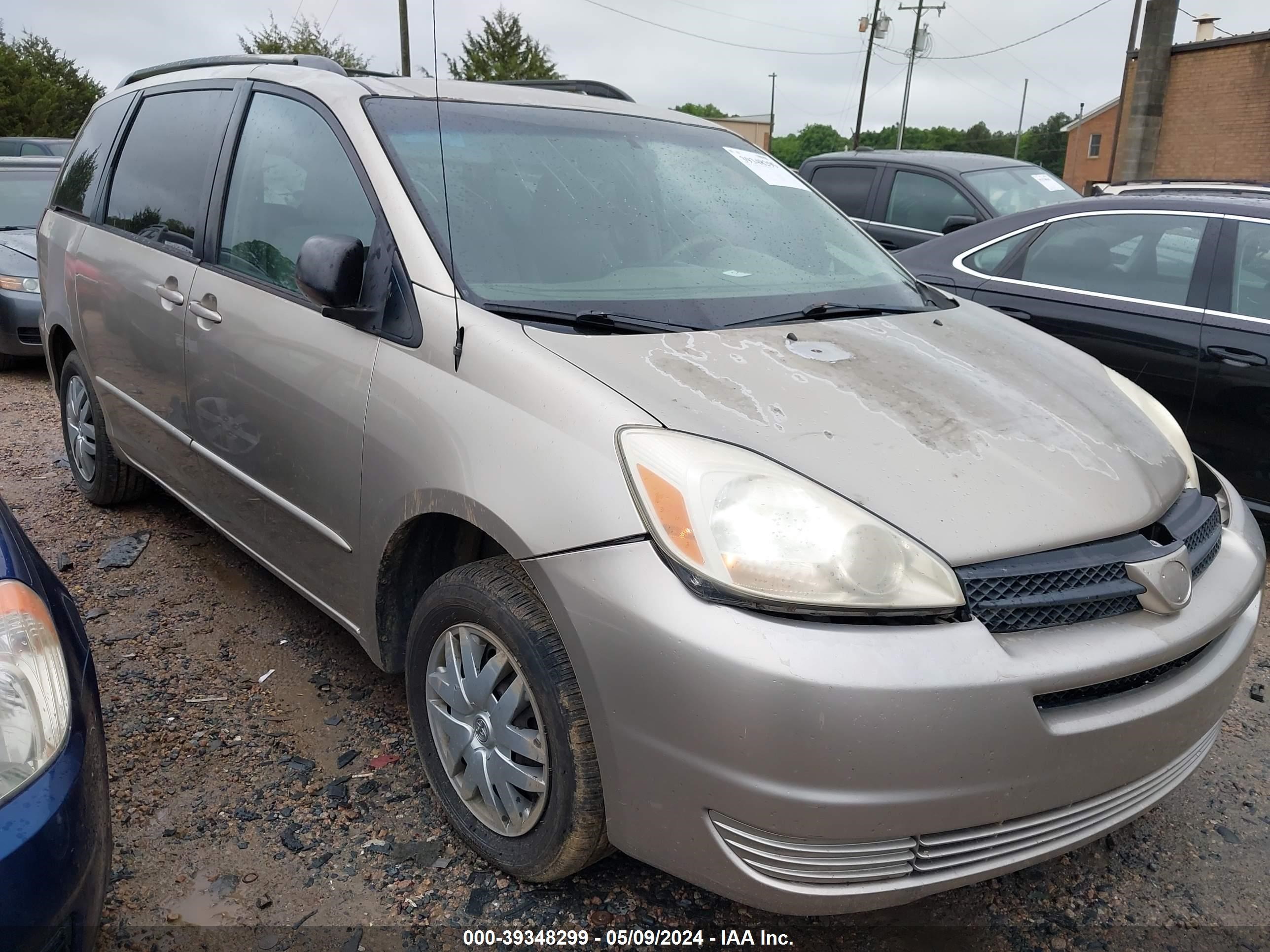 toyota sienna 2005 5tdza23c35s317278