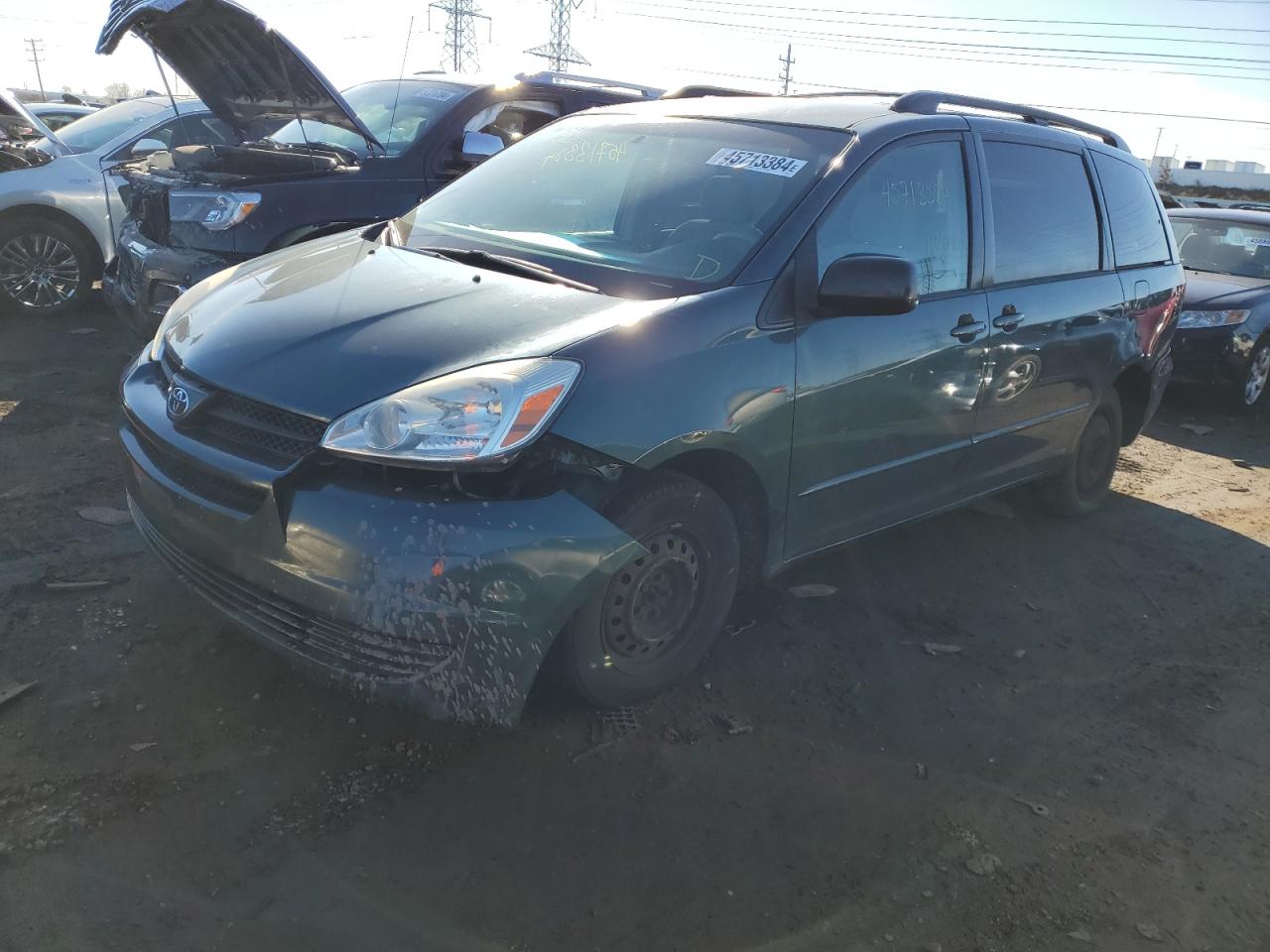 toyota sienna 2005 5tdza23c35s363256