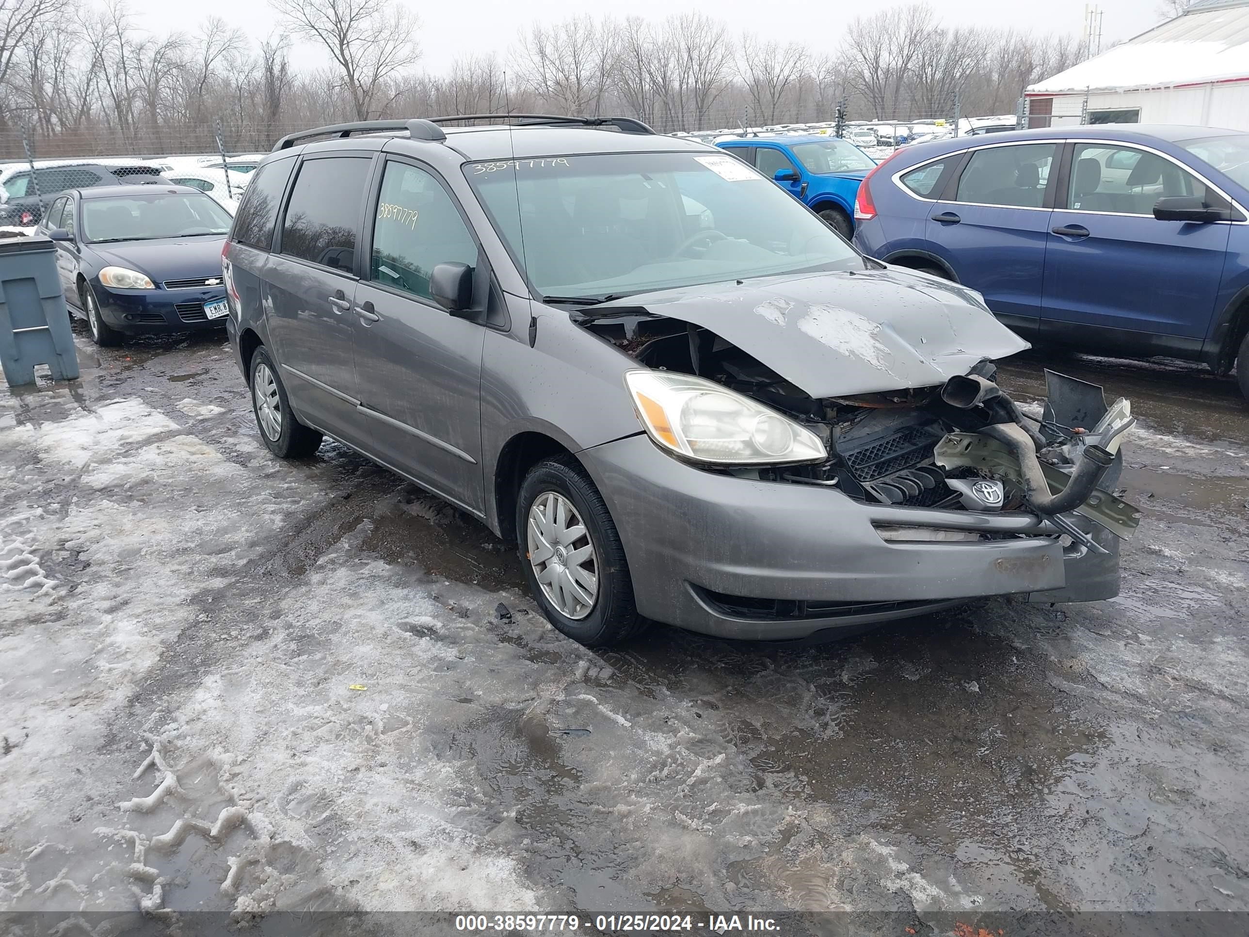 toyota sienna 2005 5tdza23c45s306807