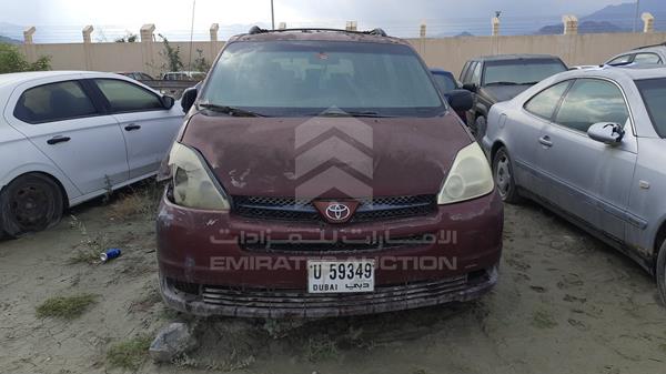 toyota sienna 2005 5tdza23c45s359765