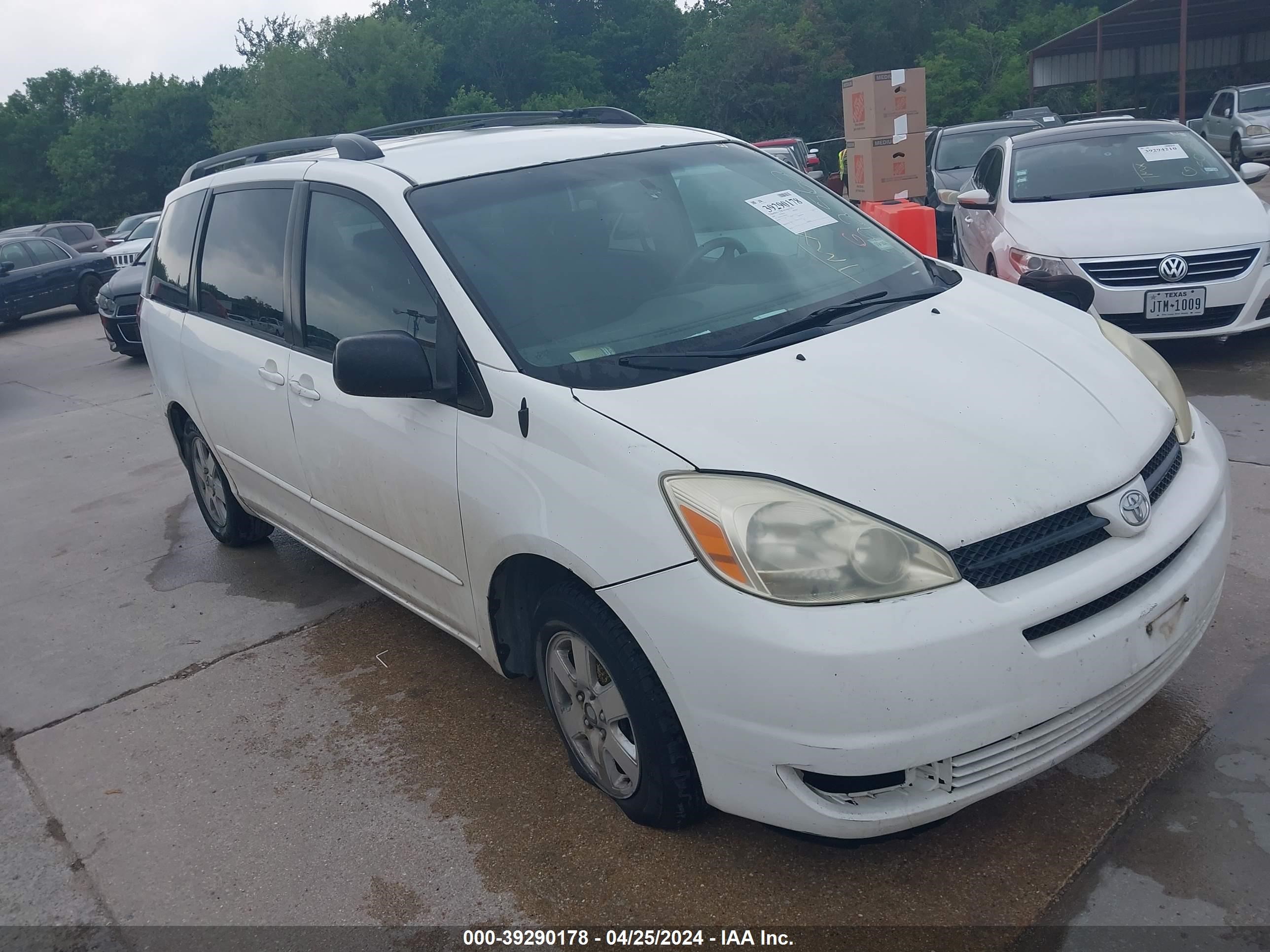 toyota sienna 2005 5tdza23c55s292562