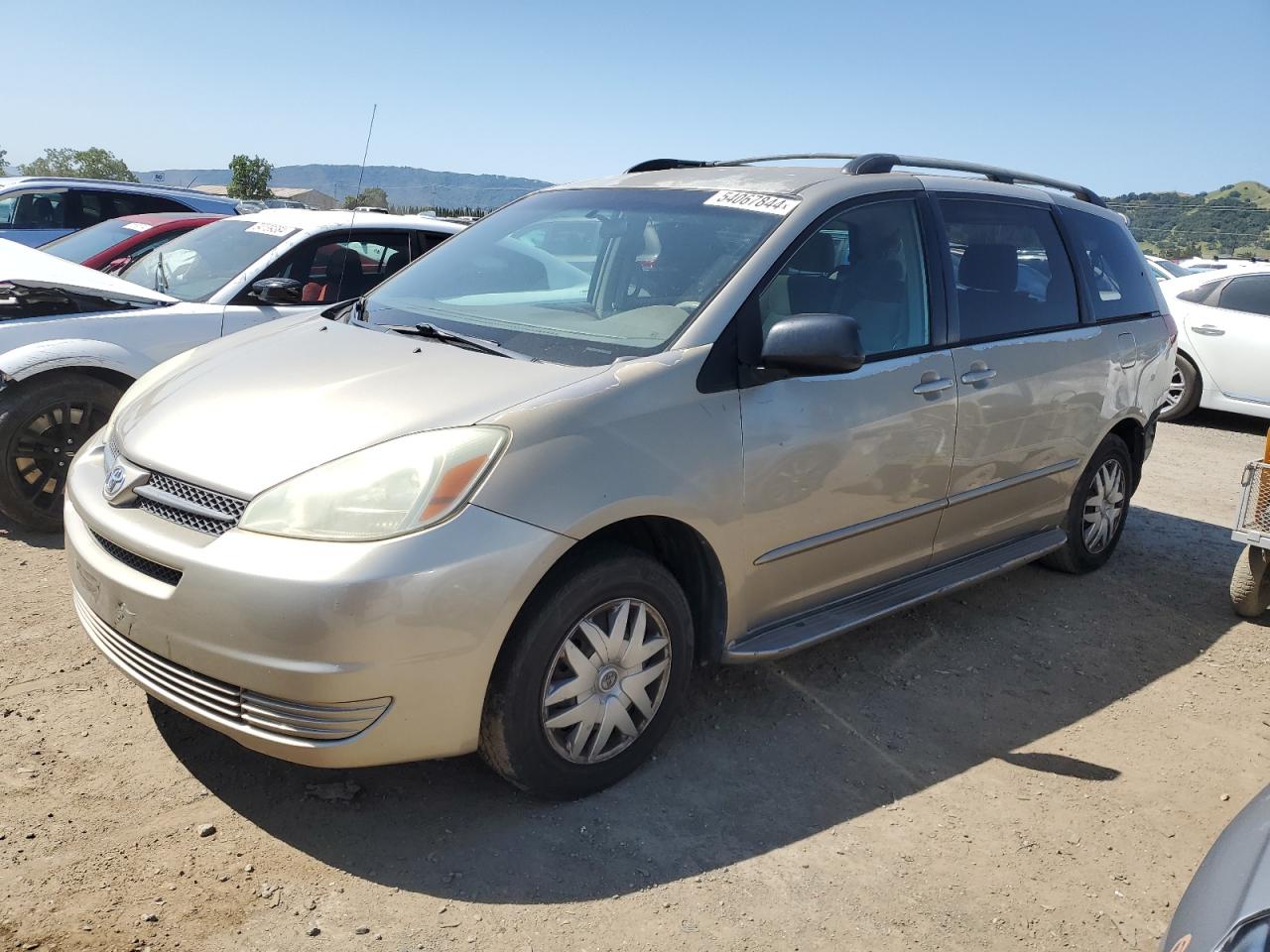 toyota sienna 2004 5tdza23c64s053603