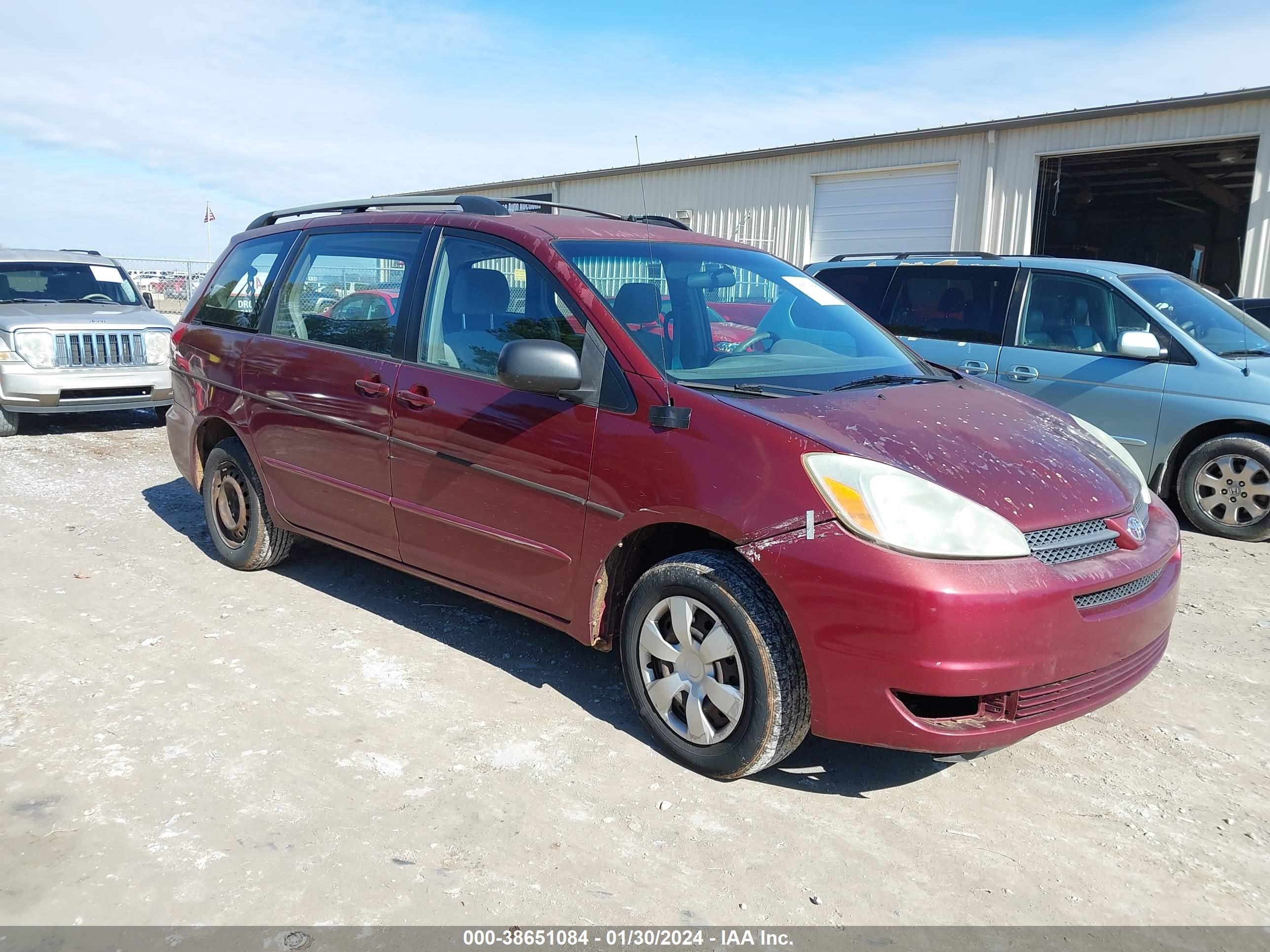 toyota sienna 2004 5tdza23c74s078218