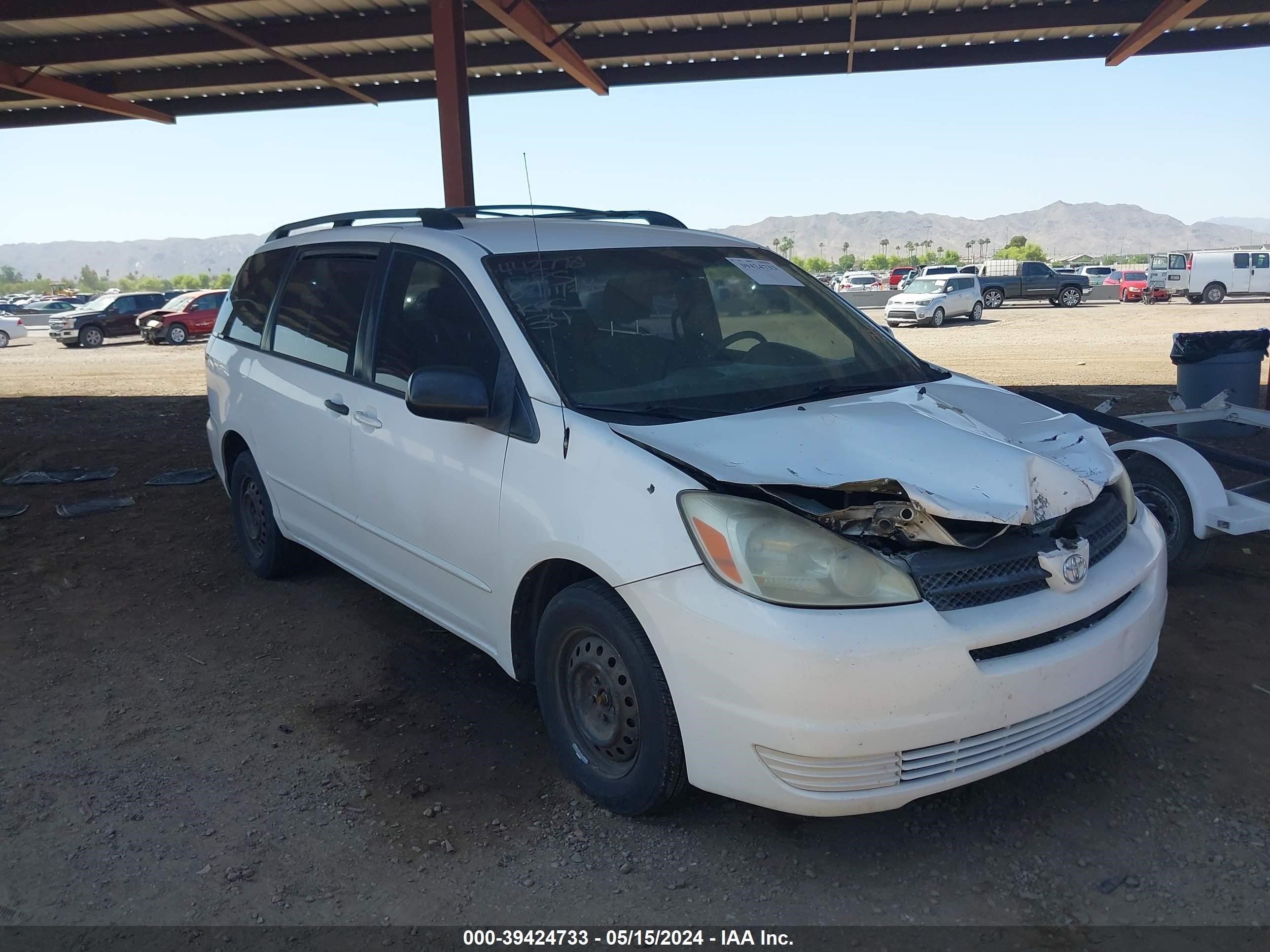 toyota sienna 2005 5tdza23c75s380688