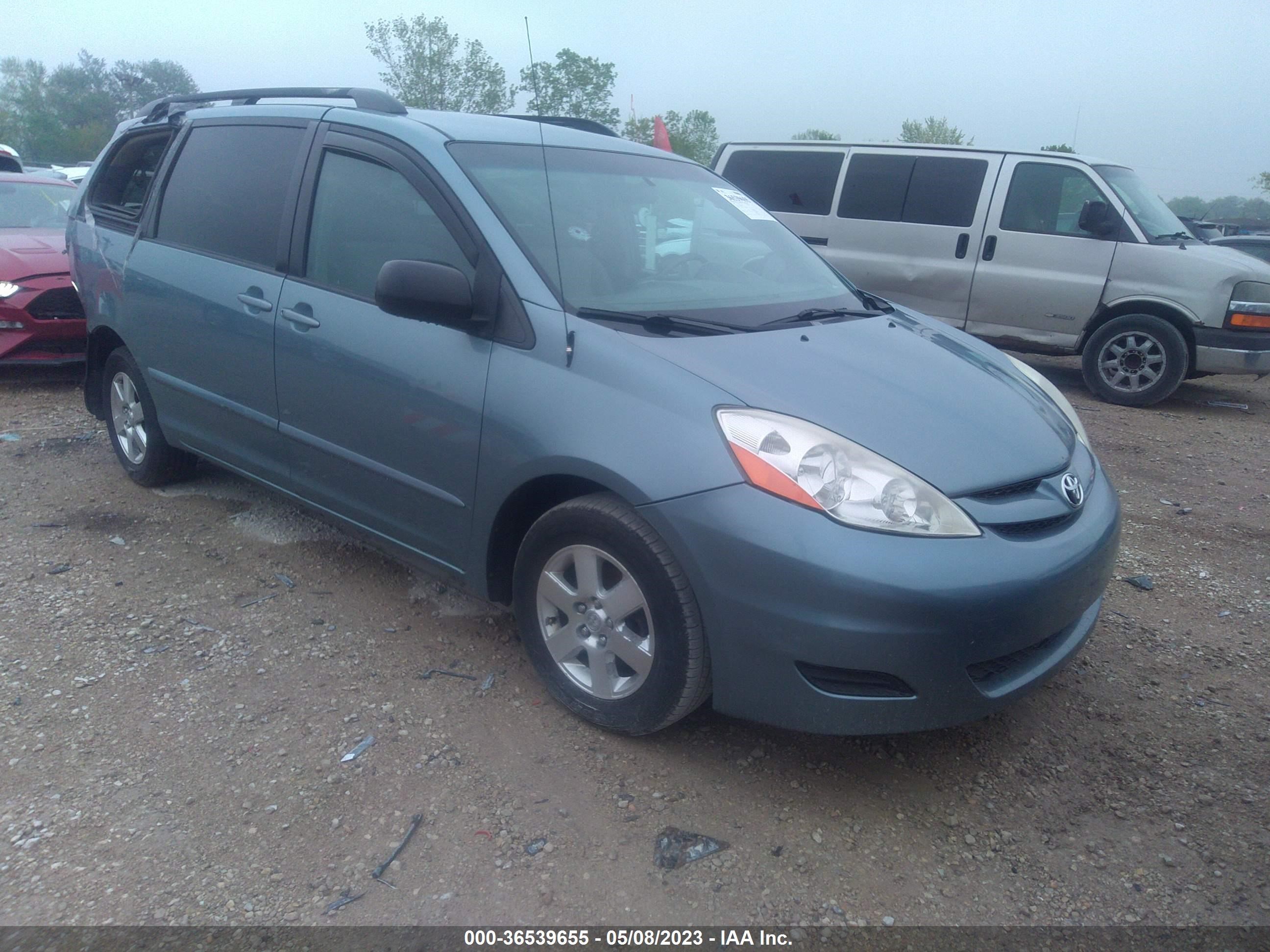 toyota sienna 2006 5tdza23c76s580620