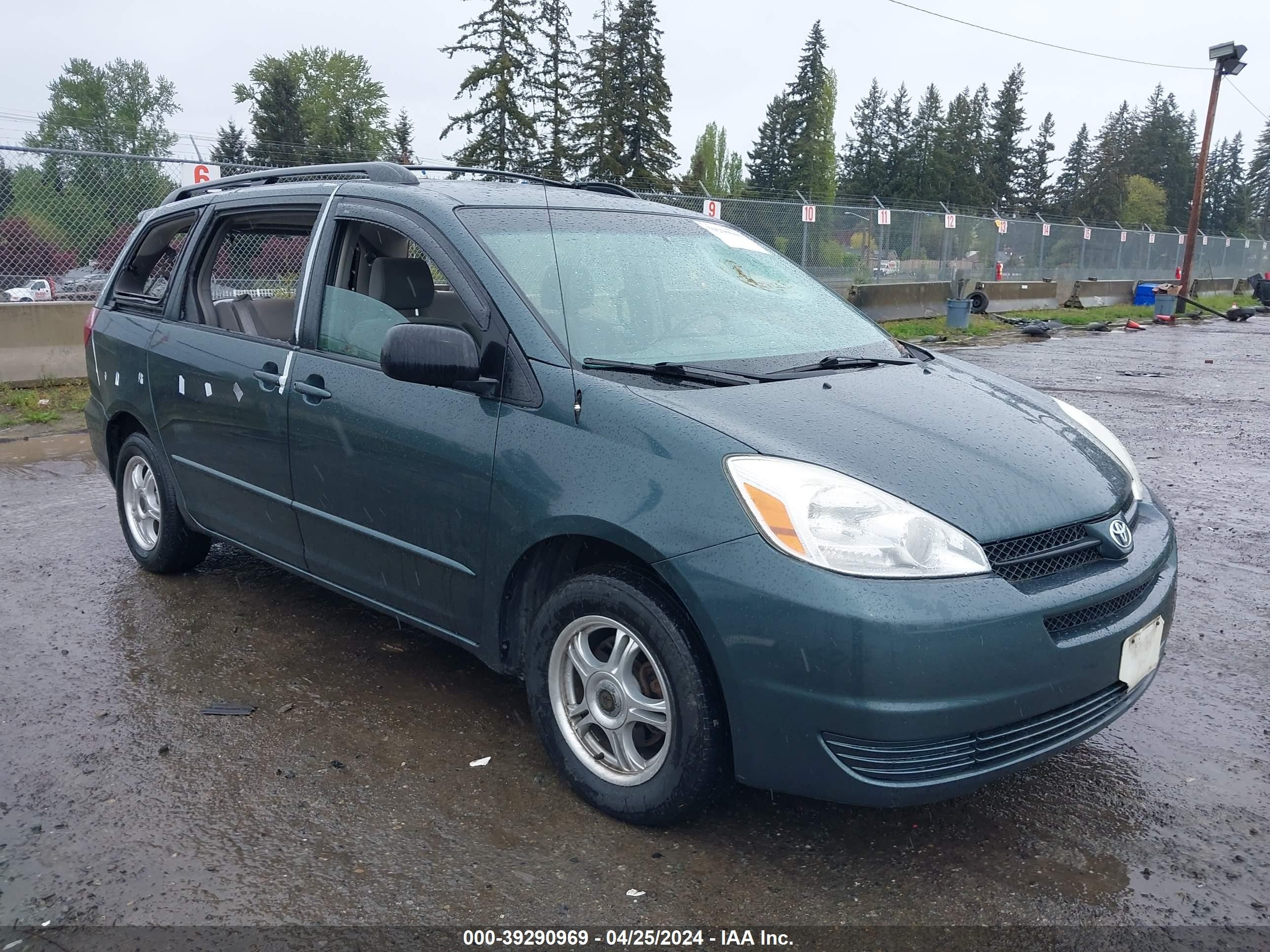 toyota sienna 2005 5tdza23c85s298338