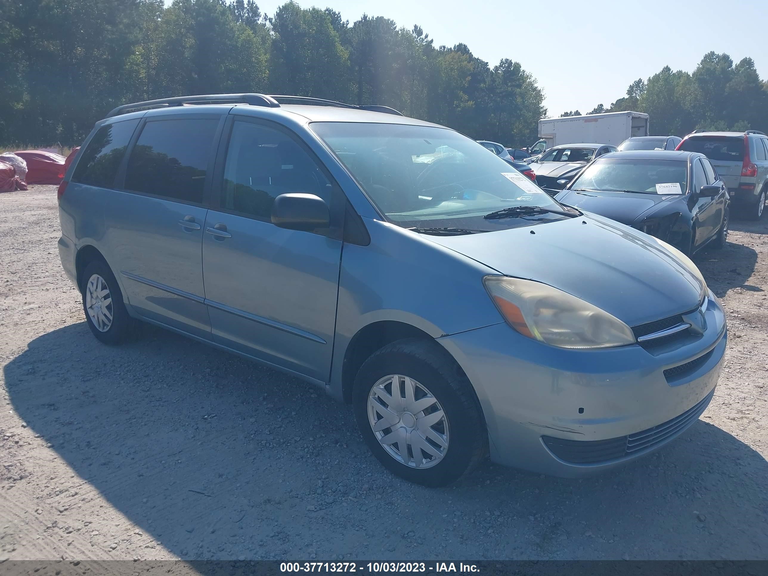 toyota sienna 2005 5tdza23c95s339060