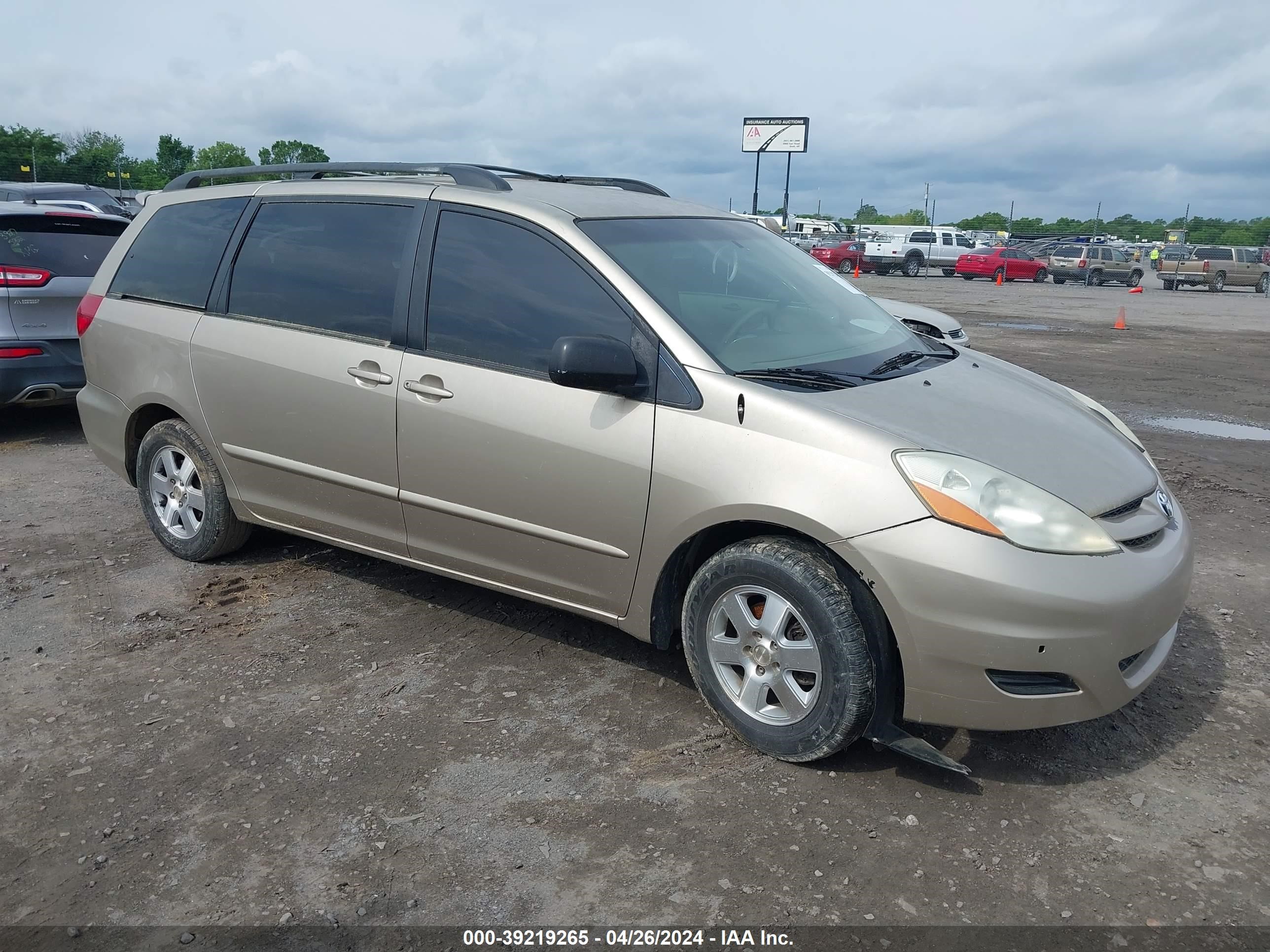 toyota sienna 2006 5tdza23cx6s414544