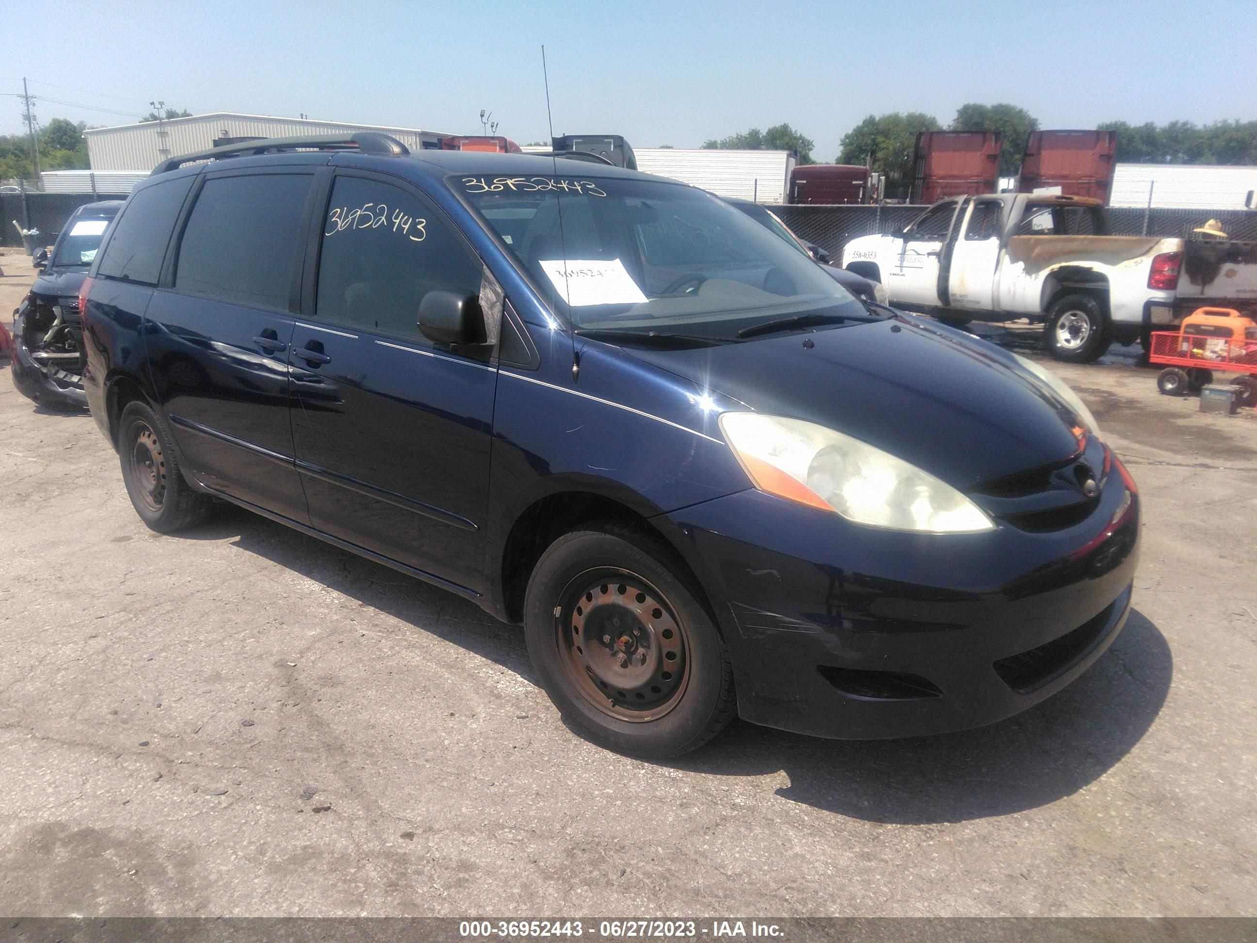 toyota sienna 2006 5tdza23cx6s450945