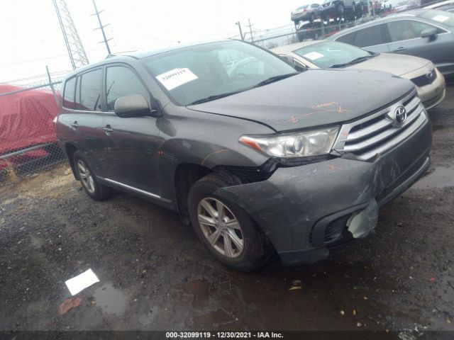 toyota highlander 2013 5tdza3eh9ds033005