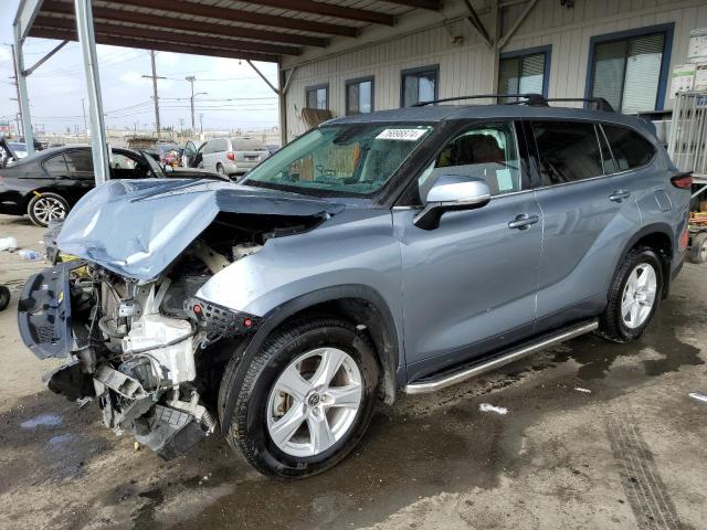 toyota highlander 2022 5tdzarah1ns016113