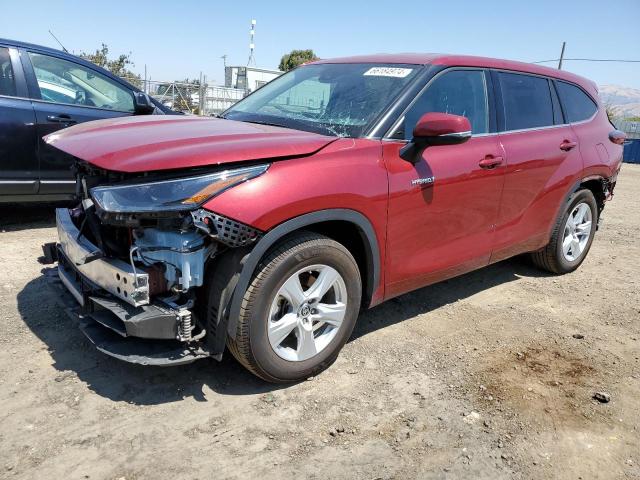 toyota highlander 2021 5tdzarah5ms504222