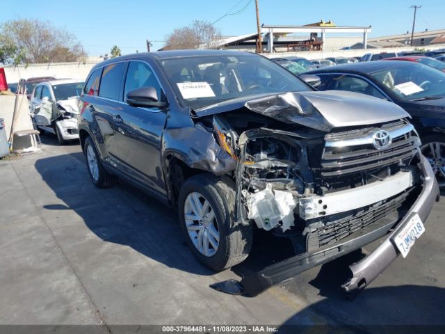 toyota highlander 2015 5tdzarfh0fs010524