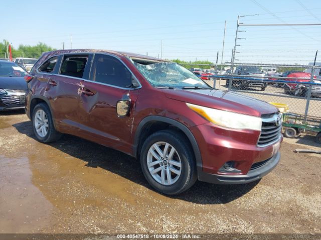 toyota highlander 2016 5tdzarfh0gs019533