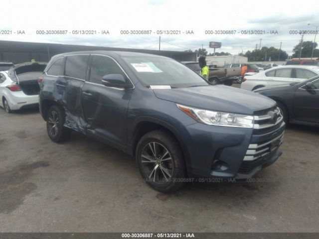 toyota highlander 2019 5tdzarfh0ks042898