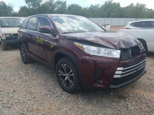 toyota highlander 2019 5tdzarfh0ks057398