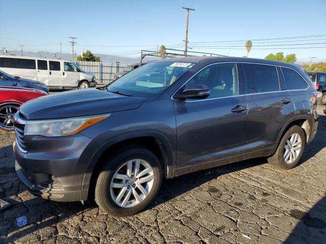 toyota highlander 2014 5tdzarfh1es006383