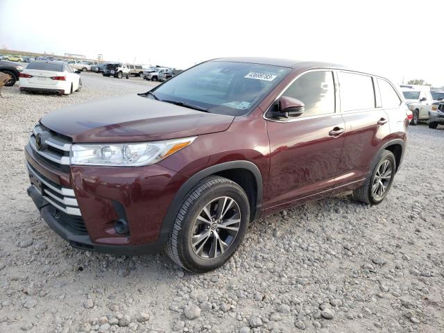 toyota highlander 2018 5tdzarfh1js040236