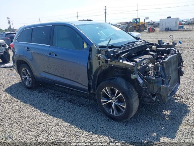 toyota highlander 2017 5tdzarfh2hs023777