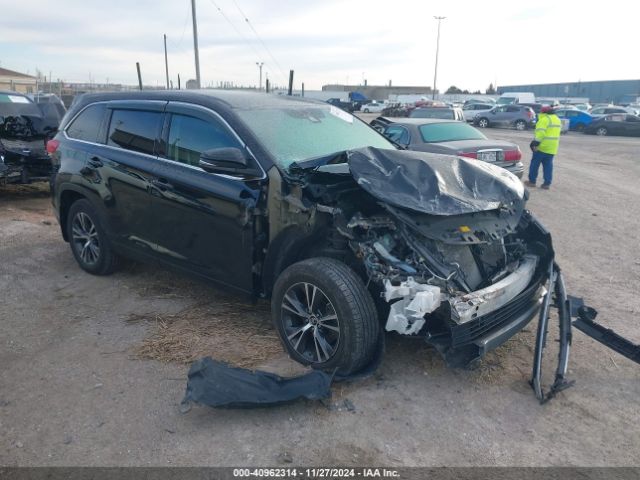 toyota highlander 2018 5tdzarfh2js040200