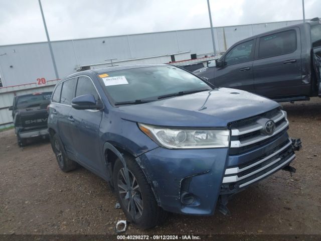 toyota highlander 2019 5tdzarfh2ks052266