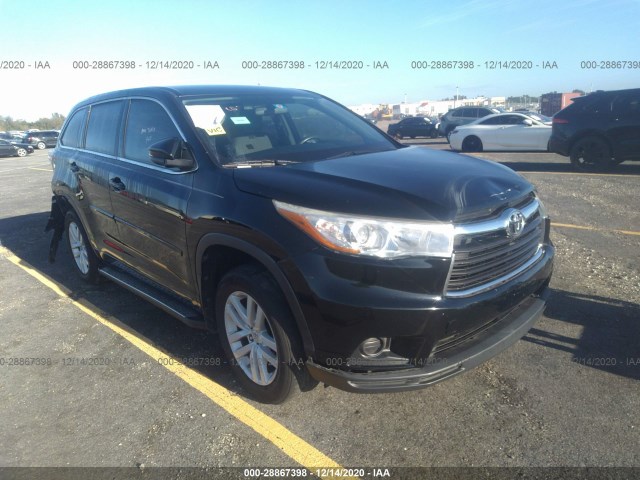 toyota highlander 2015 5tdzarfh3fs016642