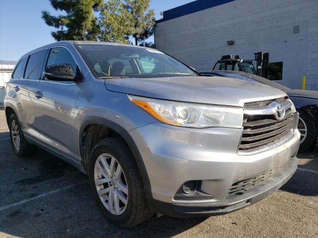 toyota highlander 2014 5tdzarfh4es007303