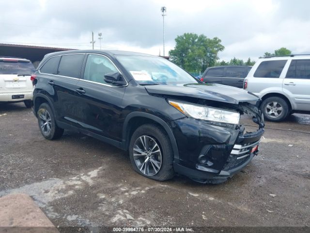 toyota highlander 2019 5tdzarfh4ks042418