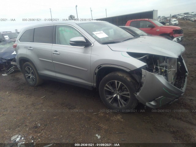 toyota highlander 2019 5tdzarfh4ks043584