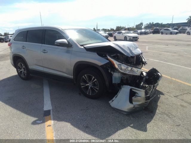 toyota highlander 2019 5tdzarfh4ks059574