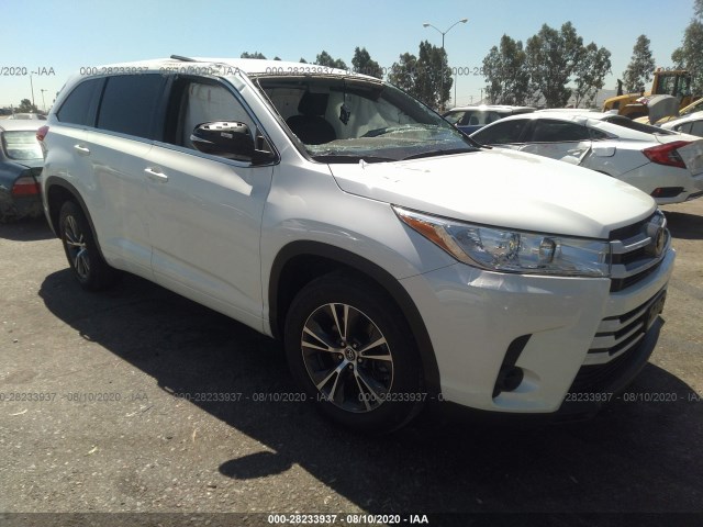 toyota highlander 2017 5tdzarfh5hs027080